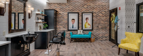 Love your own stylist? She’s welcome to take care of you in the salon at Bickford of Chesapeake