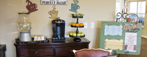 Intimate enough to entertain your closest family; you can even host your next get together in the bistro at Bickford of Grand Island