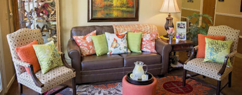 Enjoy a good snooze in the sitting area at Bickford of Grand Island
