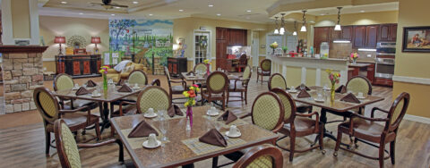 Mary B’s country kitchen evokes a sense of home and reconnects residents to past life skills at Bickford of Greenwood