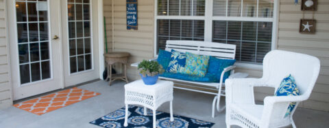 Residents with dementia can enjoy the outdoors by stepping into our secure courtyard at Bickford of Lincoln