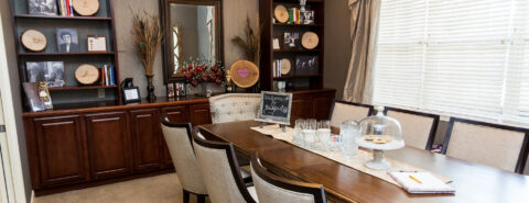 Have fun with themed and holiday meals in the private dining room at Bickford of Oswego