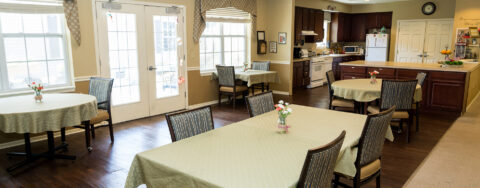 Mary B’s country kitchen evokes a sense of home and reconnects residents to past life skills at Bickford of Oswego