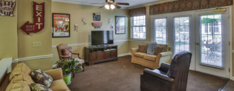 Enjoy a good snooze in the sitting area at Bickford of Peoria