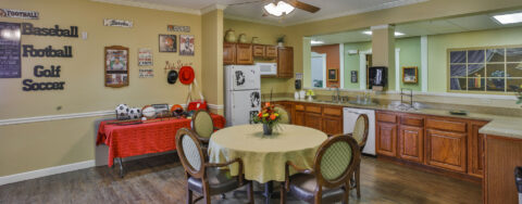 Unleash your creative side in the activity room at Bickford of Peoria