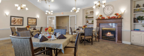 Enjoy homestyle food with made-from-scratch recipes in our dining room at Bickford of Upper Arlington
