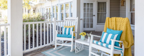 Feel like you’re on your own back porch at Bickford of Upper Arlington