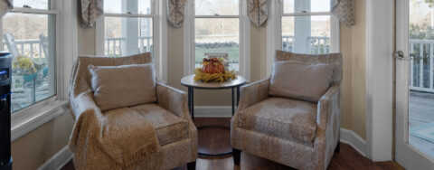 Enjoy a good snooze in the sitting area at Bickford of Upper Arlington