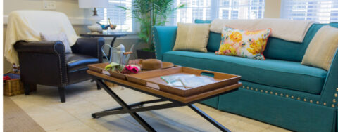 Relax in the warmth of the sunroom at Bickford of Suffolk