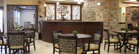 We’re serving up snacks, beverages and service around the clock in the bistro at Bickford of Tinley Park