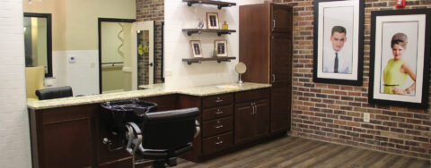 Receive personalized, at-home treatment from our stylist in the salon at Bickford of Tinley Park