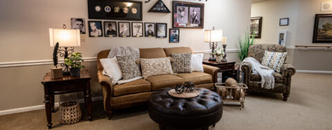 Enjoy a good snooze in the sitting area at Bickford of Urbandale