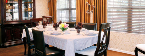 Have fun with themed and holiday meals in the private dining room at Bickford of West Des Moines